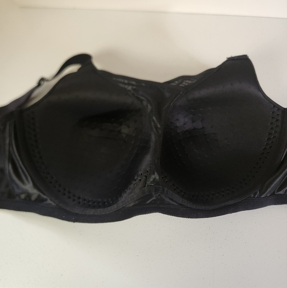 Lane Bryant LIVI High-Impact Wicking Wireless Sports Bra Black Size 42G Active - Picture 5 of 7